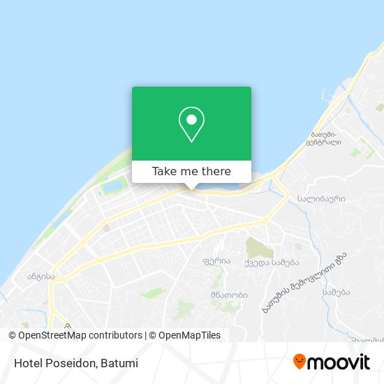Hotel Poseidon map