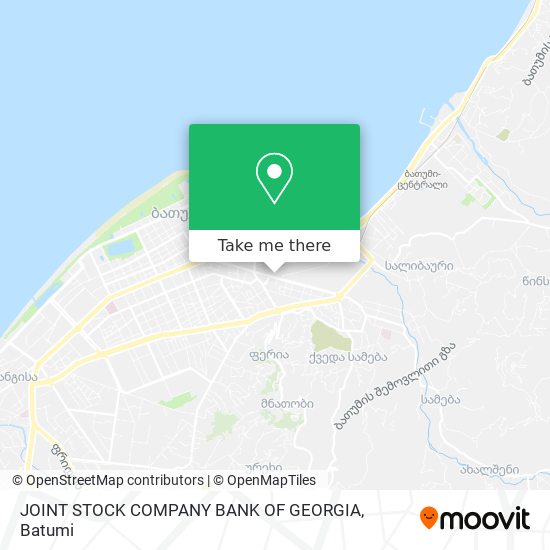 JOINT STOCK COMPANY BANK OF GEORGIA map