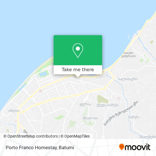 Porto Franco Homestay map