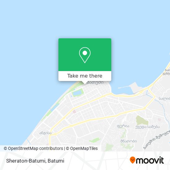 Sheraton-Batumi map