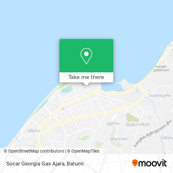 Socar Georgia Gas Ajara map