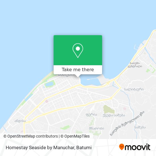 Homestay Seaside by Manuchar map