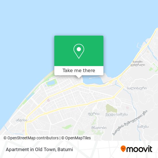 Apartment in Old Town map