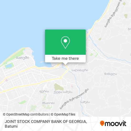 JOINT STOCK COMPANY BANK OF GEORGIA map