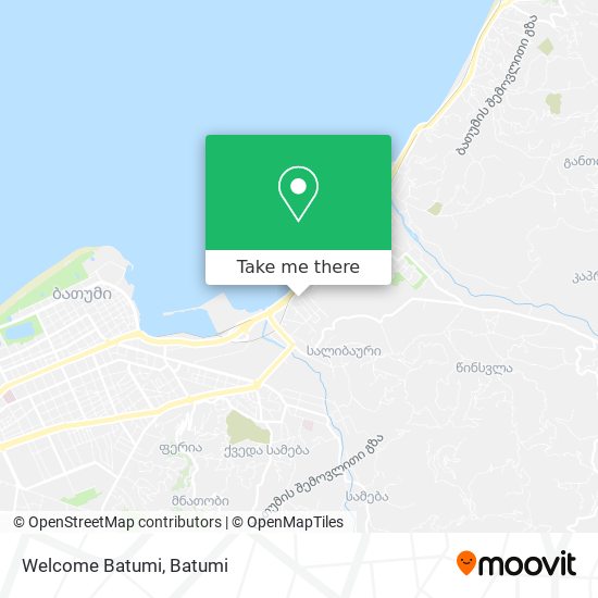 Карта Welcome Batumi