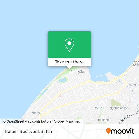 Batumi Boulevard map