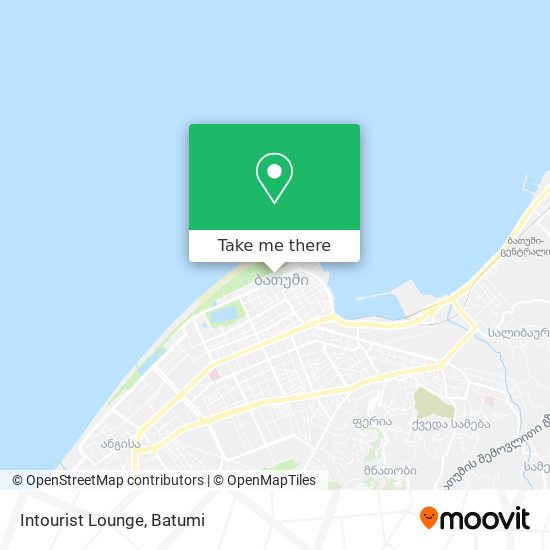 Карта Intourist Lounge