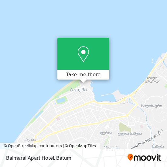 Карта Balmaral Apart Hotel