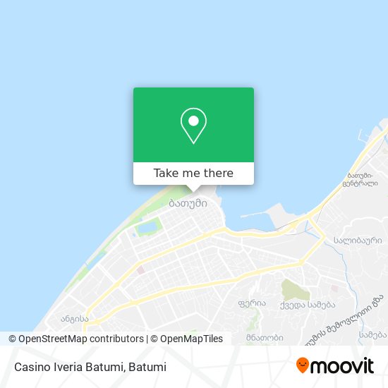 Casino Iveria Batumi map