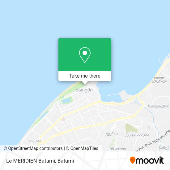 Карта Le MERIDIEN-Batumi