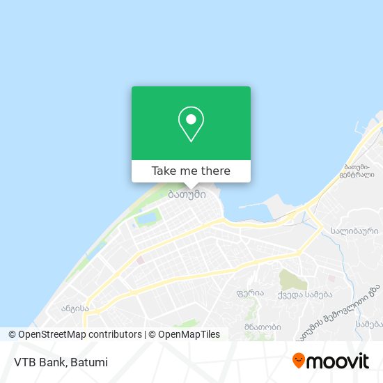 VTB Bank map