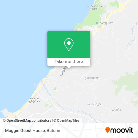 Maggie Guest House map