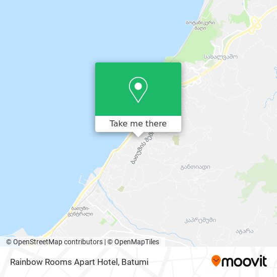 Rainbow Rooms Apart Hotel map