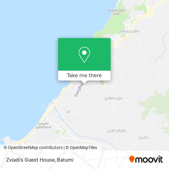 Zviadi's Guest House map