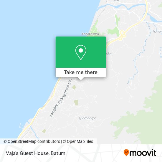 Vaja's Guest House map