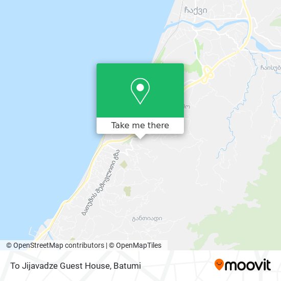 To Jijavadze Guest House map