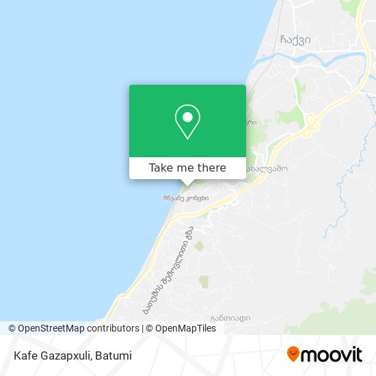 Карта Kafe Gazapxuli