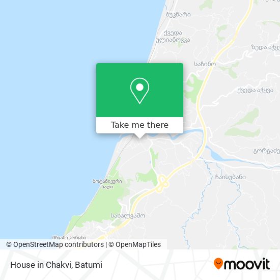 House in Chakvi map