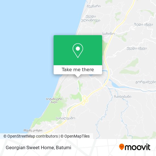 Georgian Sweet Home map