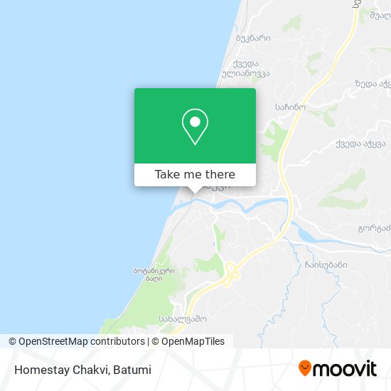 Homestay Chakvi map