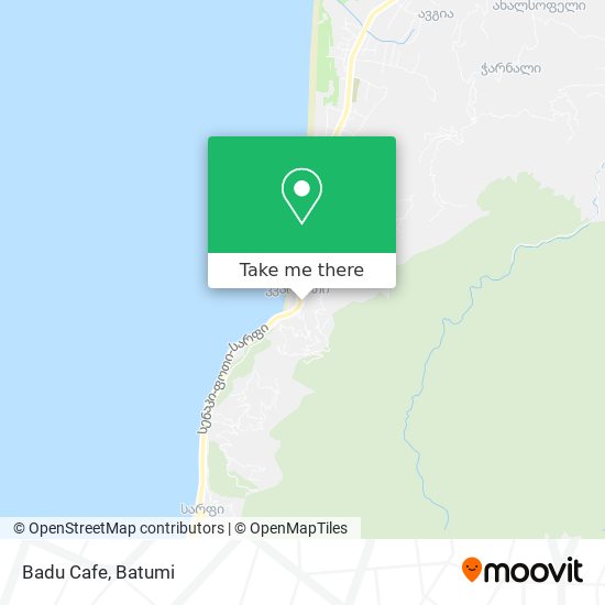 Badu Cafe map