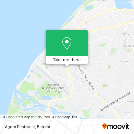Карта Agora Restorant
