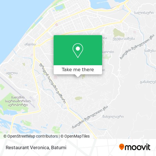 Restaurant Veronica map