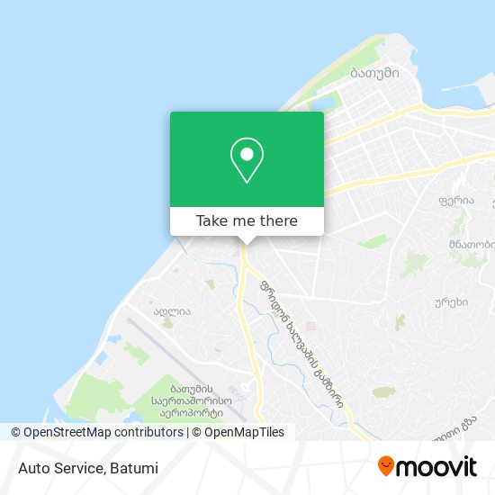 Auto Service map