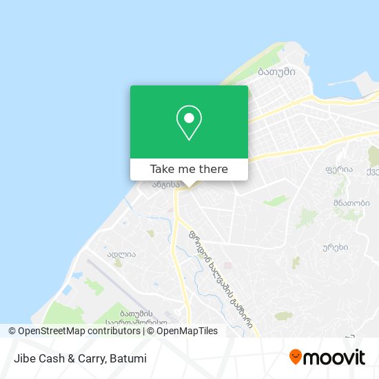 Jibe Cash & Carry map