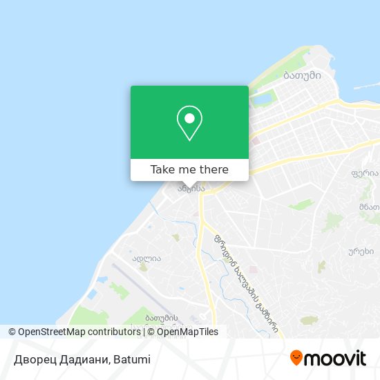 Дворец Дадиани map