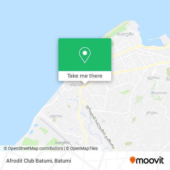 Afrodit Club Batumi map