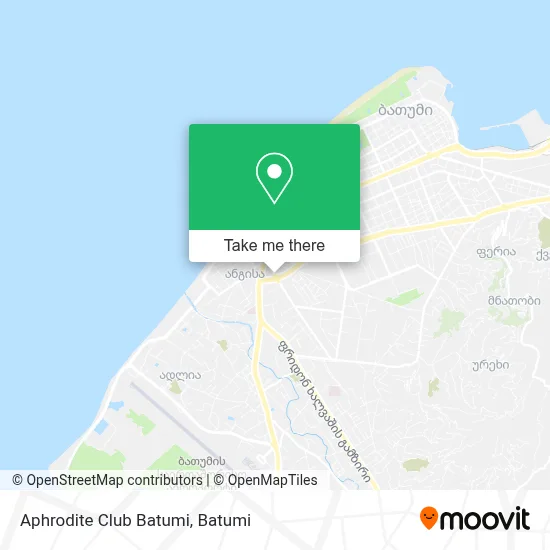 Afrodit Club Batumi map