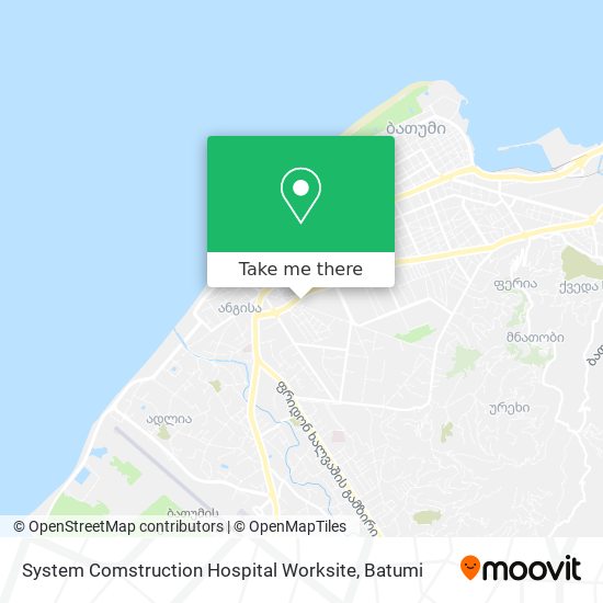 System Comstruction Hospital Worksite map
