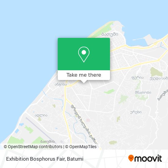 Exhibition Bosphorus Fair map