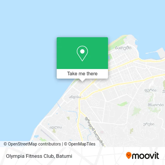 Карта Olympia Fitness Club
