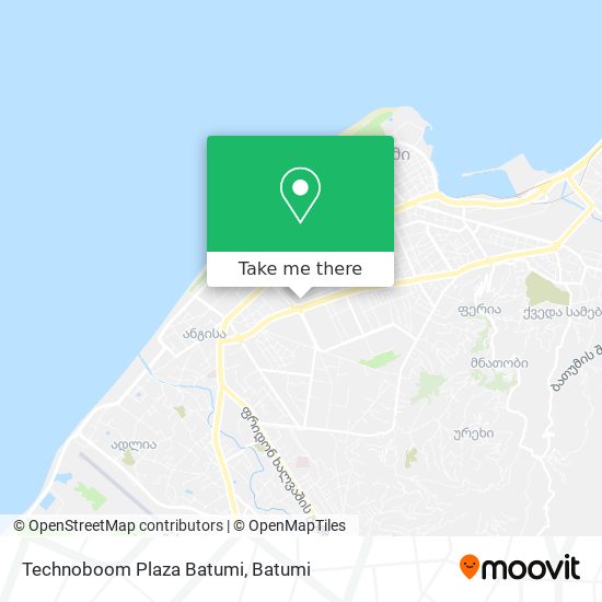 Карта Technoboom Plaza Batumi