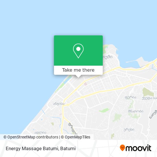 Карта Energy Massage Batumi