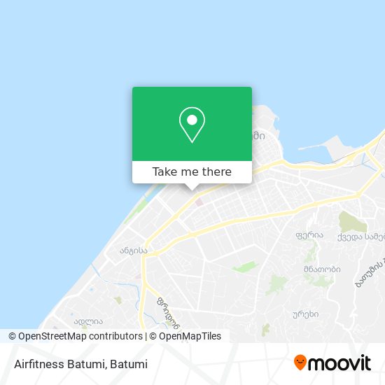 Карта Airfitness Batumi