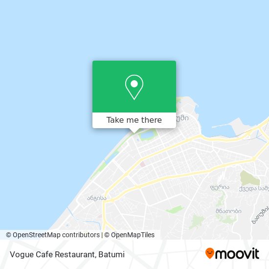 Vogue Cafe Restaurant map