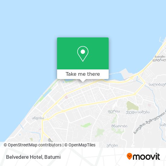Belvedere Hotel map