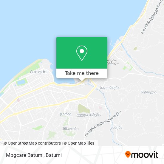 Mpgcare Batumi map