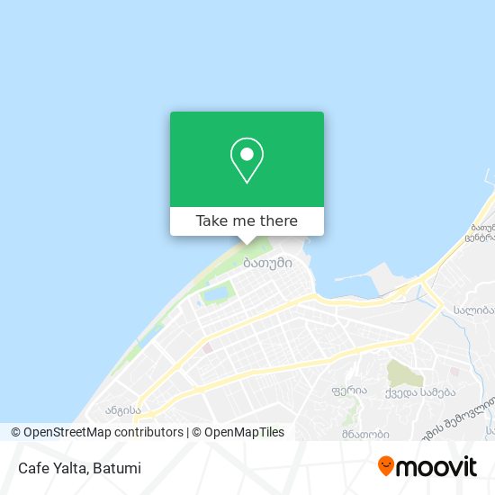 Карта Cafe Yalta