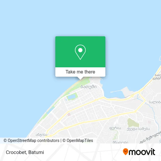 Карта Crocobet