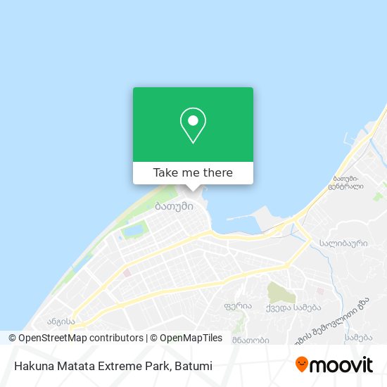 Hakuna Matata Extreme Park map