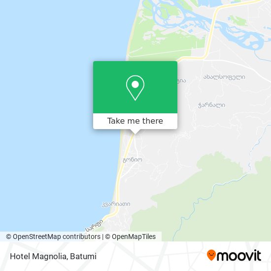 Hotel Magnolia map