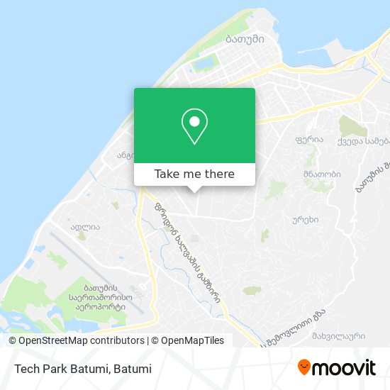 Карта Tech Park Batumi