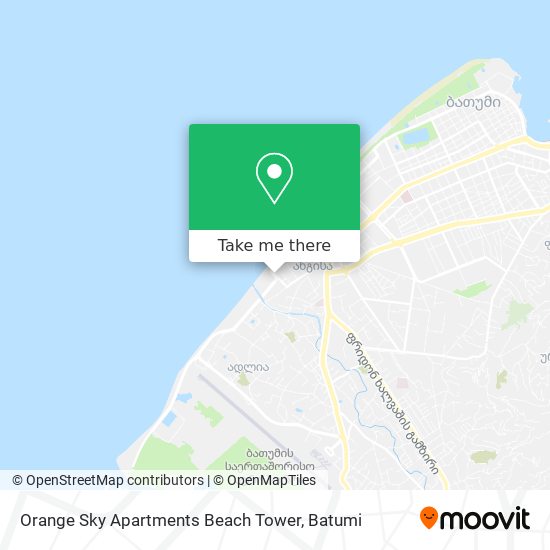 Orange Sky Apartments Beach Tower map