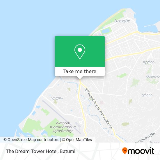 The Dream Tower Hotel map