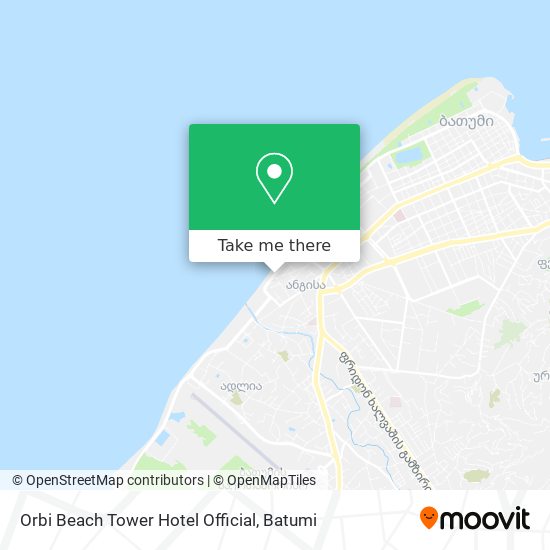 Карта Orbi Beach Tower Hotel Official