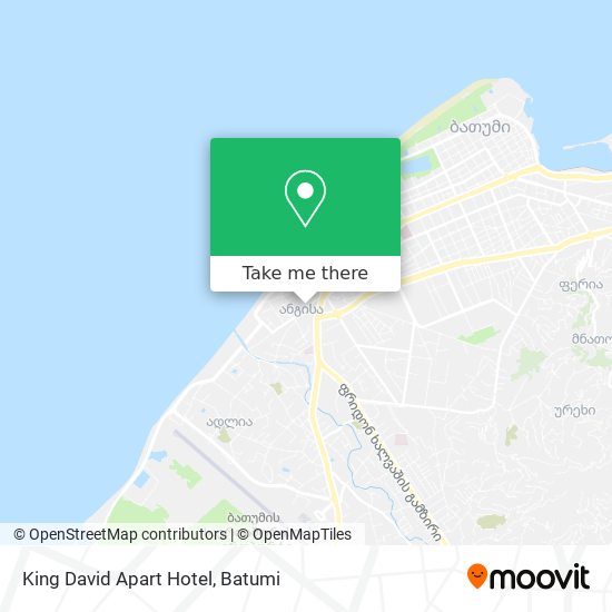 King David Apart Hotel map